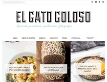 Tablet Screenshot of elgatogoloso.com